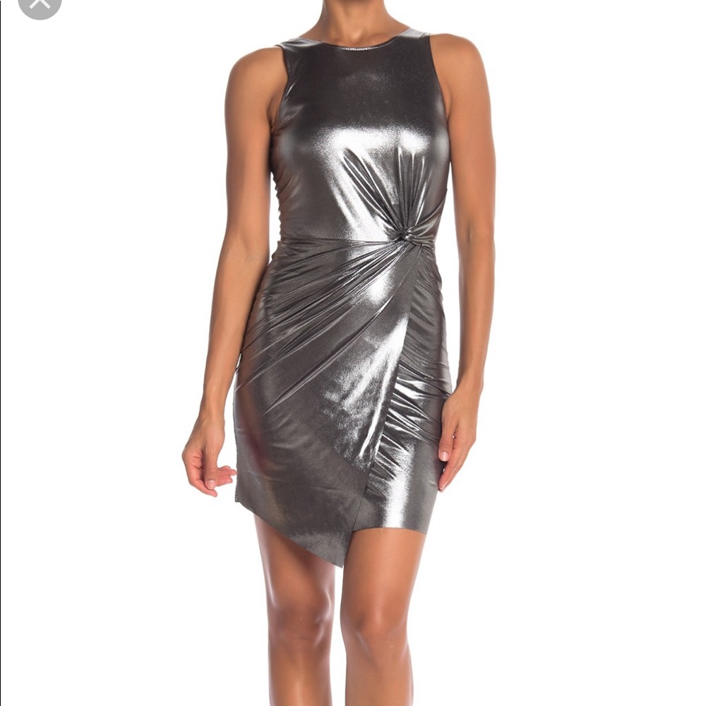 Gorgeous silver twist dress